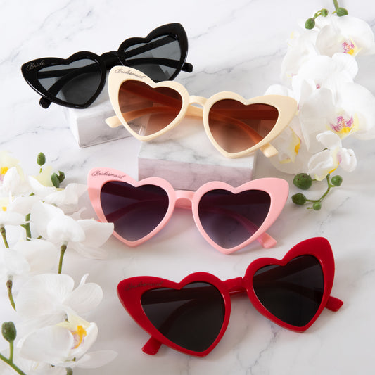 Customised Funky Sunglasses with Love Heart Shaped for Bridesmaid Party,Bachelorette party, Hens Party