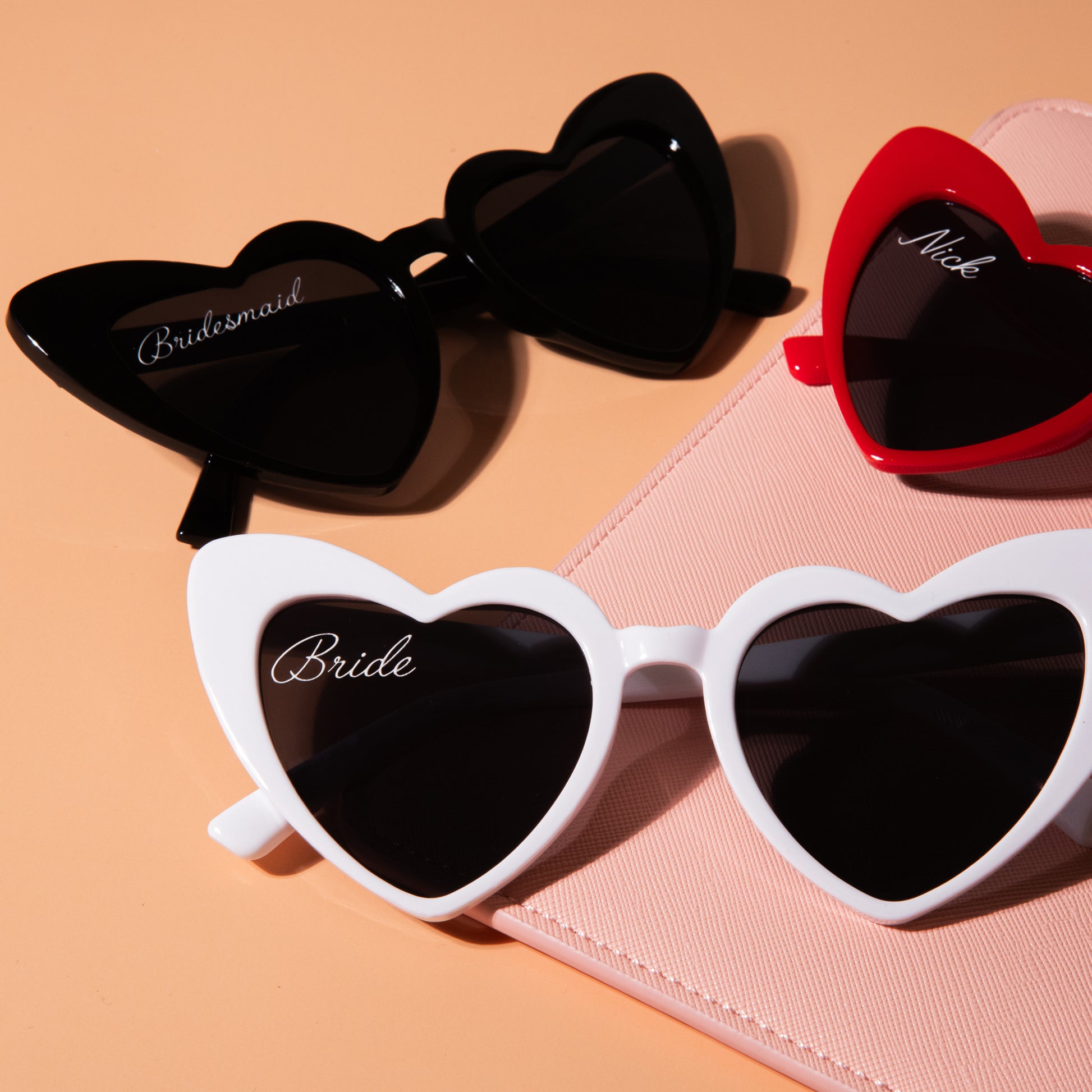 Heart-Shaped Wedding Sunglasses