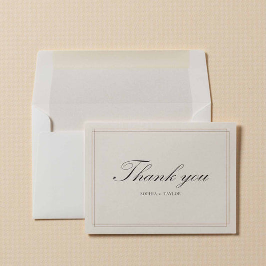 Thank you card - Accessory card of Wedding Invitations