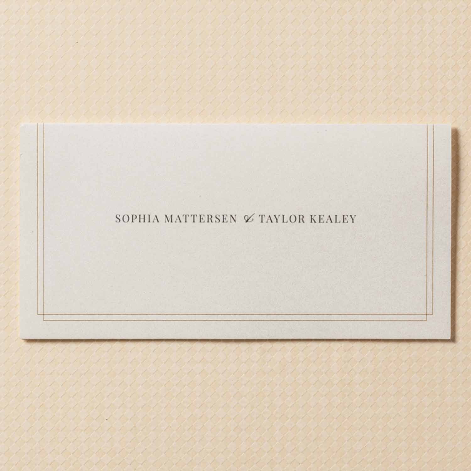 Place Card - Accessory card of Wedding Invitations