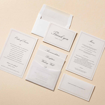 Place Card - Accessory card of Wedding Invitations