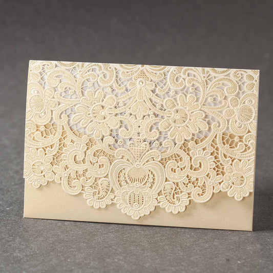 Laser cut wedding invitations - CW072