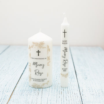 Personalised Baptism Candle, Christening Candle