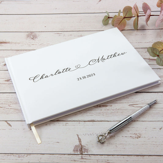 Uniting Heart Personalised Wedding Guest Book Ideas