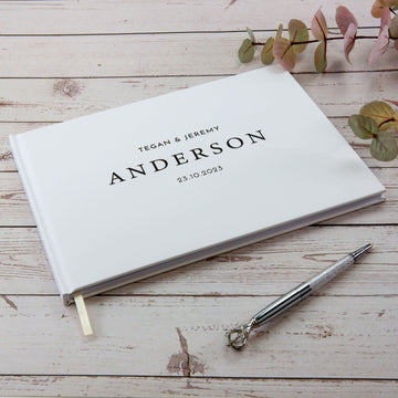 Custom Wedding Sign in Guest book