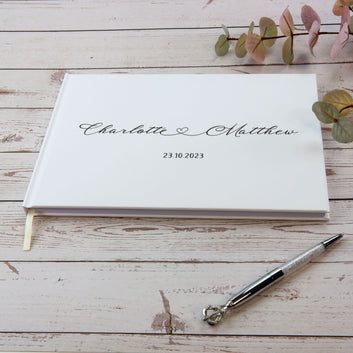 Uniting Heart Personalised Wedding Guest Book Ideas