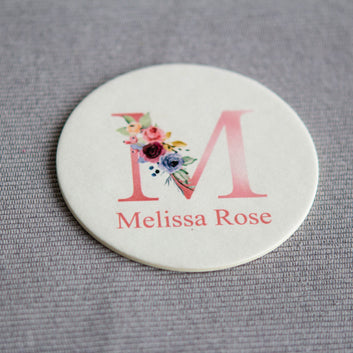 Custom printed Coasters - Bachelorette Party, Bespoke Coaster, Wedding party favour bomboniere, place card