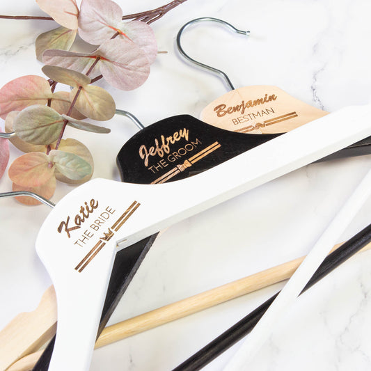 Personalised Coat Hanger, Bridesmaid Dress Hanger, Wedding Dress Hanger