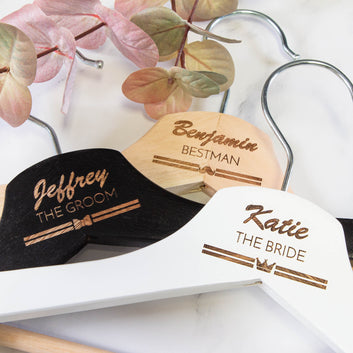 Personalised Coat Hanger, Bridesmaid Dress Hanger, Wedding Dress Hanger