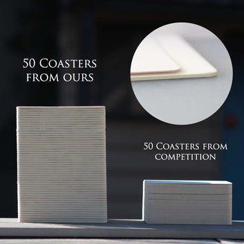 Real Foil Custom Coasters - Monogram, Initial, Personalised Coaster