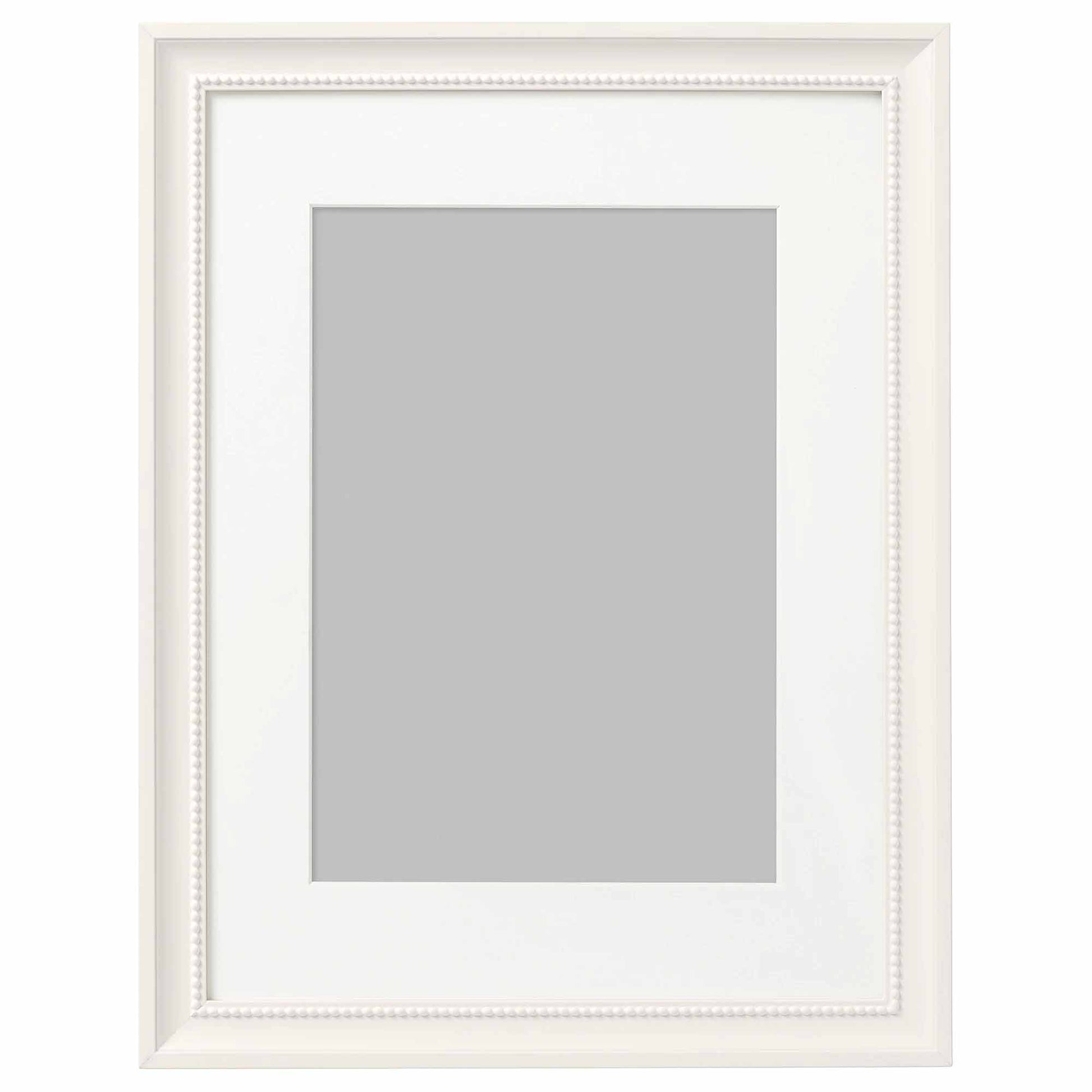 blank decorative white frame
